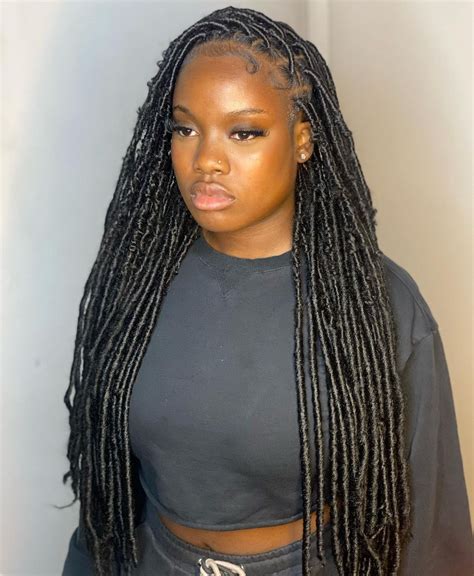 soft locs hairstyles|hairstyles for long soft locs.